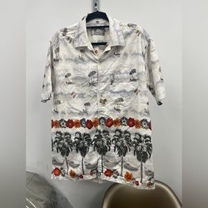 Point Zero Floral Button Up Tshirt